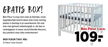 Promoties Box fleur t.w.v. - Huismerk - Baby-Dump - Geldig van 16/05/2022 tot 11/06/2022 bij Baby-Dump
