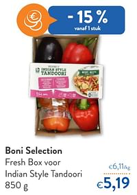 Boni selection fresh box voor indian style tandoori-Boni