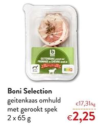 Boni selection geitenkaas omhuld met gerookt spek-Boni