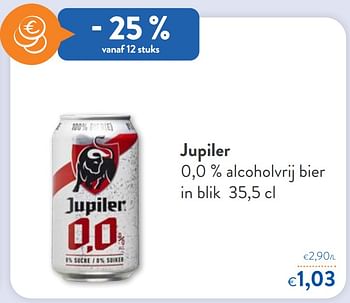Promoties Jupiler 0,0 % alcoholvrij bier - Jupiler - Geldig van 18/05/2022 tot 31/05/2022 bij OKay