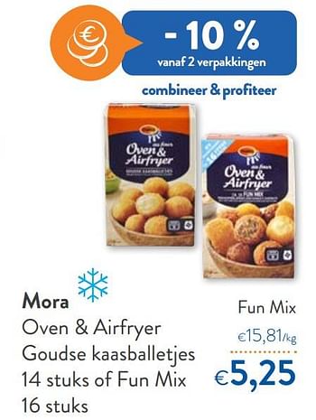 Promoties Mora oven + airfryer goudse fun mix - Mora - Geldig van 18/05/2022 tot 31/05/2022 bij OKay