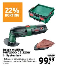 Bosch multitool pmf2000 ce 320w in systembox-Bosch