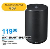 Lg wk7 smart speaker-LG