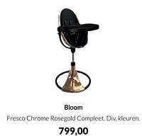 Bloom fresco chrome rosegold compleet-Bloom