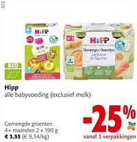 Hipp babyvoeding gemengde groenten 4+ maanden-Hipp