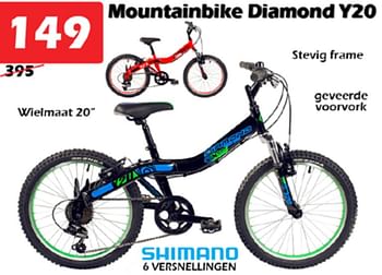 Promoties Mountainbike diamond y20 - Huismerk - Itek - Geldig van 12/05/2022 tot 05/06/2022 bij Itek