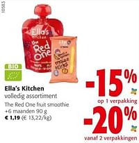 Ella`s kitchen the red one fruit smoothie +6 maanden-Ella