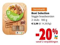 Boni selection veggie braadworsten-Boni