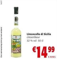 Limoncello di sicilia citroenlikeur-Limoncello di Sicilia