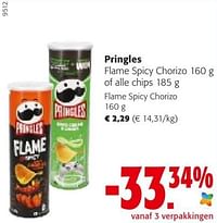 Pringles flame spicy chorizo-Pringles