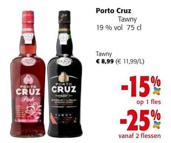 Promoties Porto cruz tawny - Porto Cruz - Geldig van 18/05/2022 tot 31/05/2022 bij Colruyt