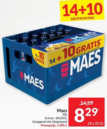 Promotions Maes pils - Maes - Valide de 24/05/2022 à 29/05/2022 chez Intermarche