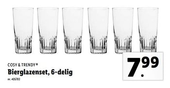 Promoties Bierglazenset - Cosy & Trendy - Geldig van 30/05/2022 tot 04/06/2022 bij Lidl