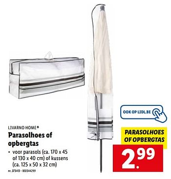 Parasolhoes of opbergtas - En promotion chez Lidl