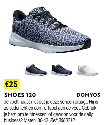 Promoties Shoes 120 - Domyos - Geldig van 01/06/2022 tot 30/06/2022 bij Decathlon