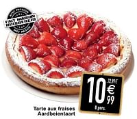 Tarte aux fraises aardbeientaart-Huismerk - Cora