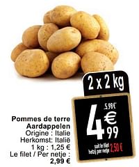 Pommes de terre aardappelen-Huismerk - Cora