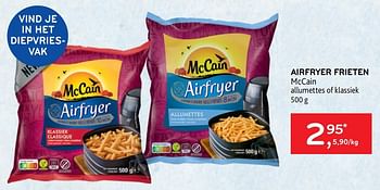 Promoties Airfryer frieten mccain - Mc Cain - Geldig van 01/06/2022 tot 14/06/2022 bij Alvo