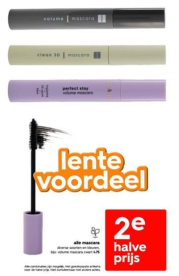 Promoties Volume mascara zwart - Huismerk - Hema - Geldig van 23/05/2022 tot 05/06/2022 bij Hema