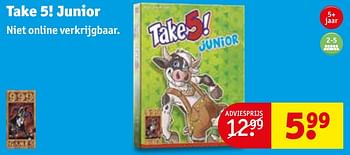 Promoties Take 5! junior - 999games - Geldig van 24/05/2022 tot 05/06/2022 bij Kruidvat