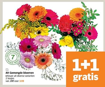 Promoties Ah gemengde bloemen - Huismerk - Albert Heijn - Geldig van 23/05/2022 tot 29/05/2022 bij Albert Heijn