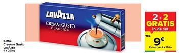 Promoties Koffie crema e gusto lavazza - Lavazza - Geldig van 25/05/2022 tot 06/06/2022 bij Carrefour
