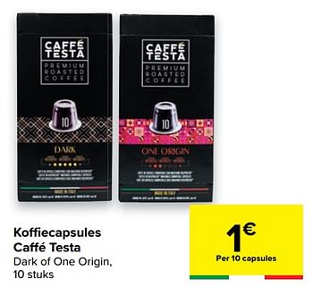 Promoties Koffiecapsules caffé testa - Testa - Geldig van 25/05/2022 tot 06/06/2022 bij Carrefour