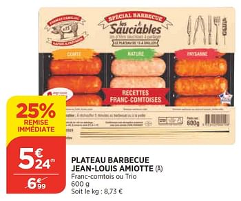 Promotions Plateau barbecue jean-louis amiotte - Jean Louis Amiotte - Valide de 25/05/2022 à 30/05/2022 chez Bi1