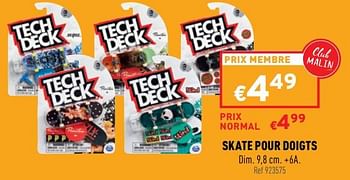 Promotions Skate pour doigts - Tech Deck - Valide de 01/06/2022 à 06/06/2022 chez Trafic
