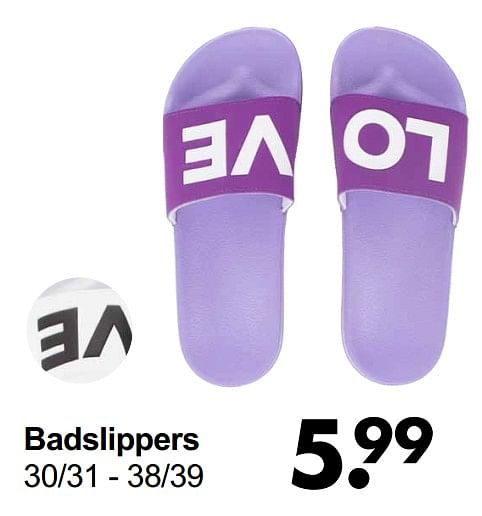 Badslippers wibra cheap