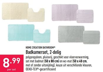Promoties Badkamerset - Home Creation Bathroom - Geldig van 04/06/2022 tot 10/06/2022 bij Aldi