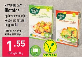 Promoties Biotofoe - My Veggie Day - Geldig van 30/05/2022 tot 10/06/2022 bij Aldi