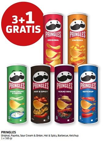 Promoties Pringles 3+1 gratis - Pringles - Geldig van 03/06/2022 tot 16/06/2022 bij BelBev