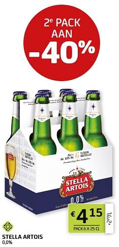 Promoties Stella artois - Stella Artois - Geldig van 03/06/2022 tot 16/06/2022 bij BelBev