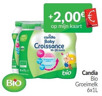 Promoties Candia bio groeimelk - CANDIA - Geldig van 01/06/2022 tot 30/06/2022 bij Intermarche