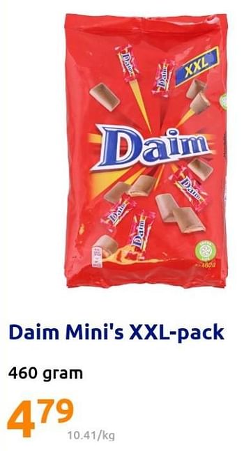 Promoties Daim mini`s xxl-pack - Daim - Geldig van 25/05/2022 tot 31/05/2022 bij Action