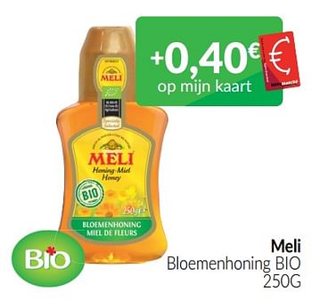 Promoties Meli bloemenhoning bio - Meli - Geldig van 01/06/2022 tot 30/06/2022 bij Intermarche