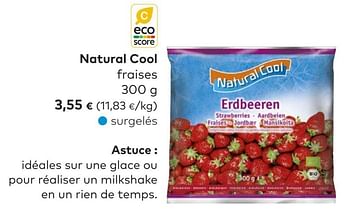 Promotions Natural cool fraises - Natural Cool - Valide de 25/05/2022 à 21/06/2022 chez Bioplanet