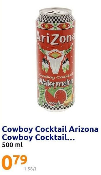 Promotions Cowboy cocktail arizona cowboy cocktail - Arizona - Valide de 25/05/2022 à 31/05/2022 chez Action