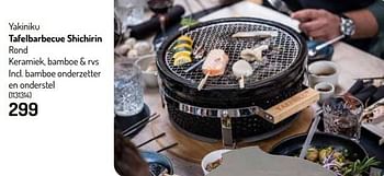 Promoties Yakiniku tafelbarbecue shichirin - Yakiniku - Geldig van 25/05/2022 tot 05/06/2022 bij Oh'Green