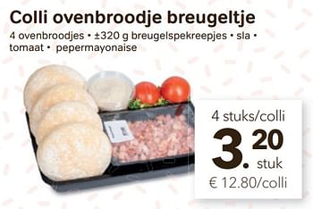Promoties Colli ovenbroodje breugeltje - Huismerk - Bon'Ap - Geldig van 25/05/2022 tot 07/06/2022 bij Bon'Ap