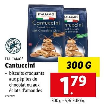 Italiamo Cantuccini - En promotion Lidl chez
