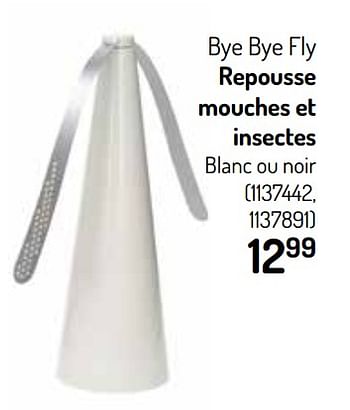 Promotions Bye bye fly repousse mouches et insectes blanc ou noir - Bye Bye Fly  - Valide de 25/05/2022 à 05/06/2022 chez Oh'Green