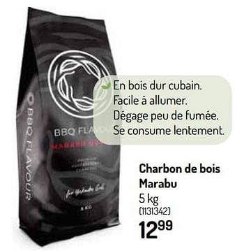 Promotions Charbon de bois marabu - BBQ Flavour - Valide de 25/05/2022 à 05/06/2022 chez Oh'Green