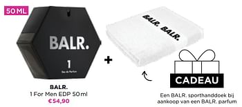 Promoties Balr. 1 for men edp - BALR. - Geldig van 30/05/2022 tot 12/06/2022 bij ICI PARIS XL