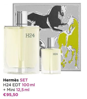Promoties Hermès set h24 edt + mini - Hermes - Geldig van 30/05/2022 tot 12/06/2022 bij ICI PARIS XL