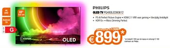 Promoties Philips oled tv pq48oled80612 - Philips - Geldig van 20/05/2022 tot 30/06/2022 bij Expert