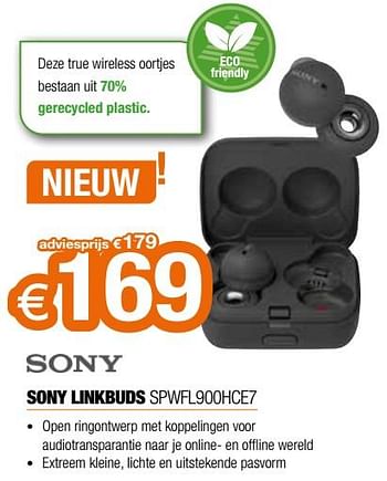 Promoties Sony linkbuds spwfl900hce7 - Sony - Geldig van 20/05/2022 tot 30/06/2022 bij Expert