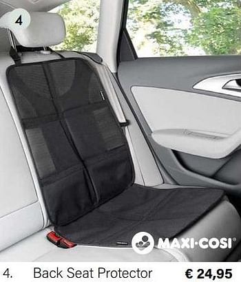 Promoties Back seat protector - Maxi-cosi - Geldig van 01/06/2022 tot 30/06/2022 bij Multi Bazar