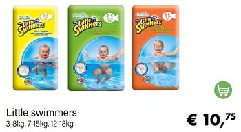 Promoties Little swimmers - Huggies - Geldig van 01/06/2022 tot 30/06/2022 bij Multi Bazar